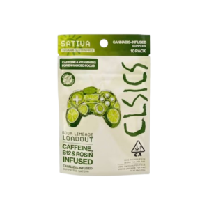 CLSICS - Caffeine Infused Sour Limeade Live Rosin Gummies 10pk Sativa 100MG